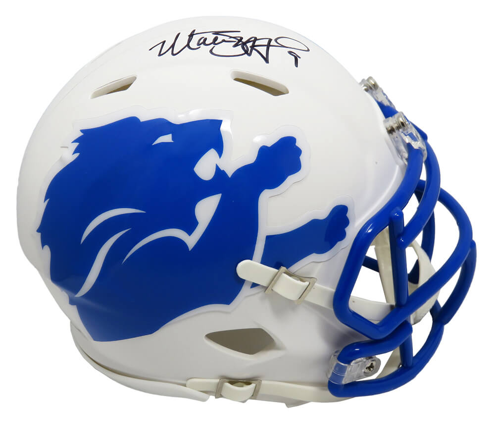 Matthew Stafford Signed Detroit Lions AMP Alternate Series Riddell Speed Mini Helmet - STAMIN308 - Matthew Stafford Signed Detroit Lions AMP Alternate Series Riddell Speed Mini Helmet product image