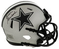 Roger Staubach Signed Dallas Cowboys RAVE Riddell Speed Mini Helmet - STAMIN330 - Roger Staubach Signed Dallas Cowboys RAVE Riddell Speed Mini Helmet product image