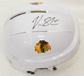 Viktor Stalberg Signed Blackhawks White Hockey Mini Helmet - STAMIN400 - Viktor Stalberg Signed Blackhawks White Hockey Mini Helmet product image