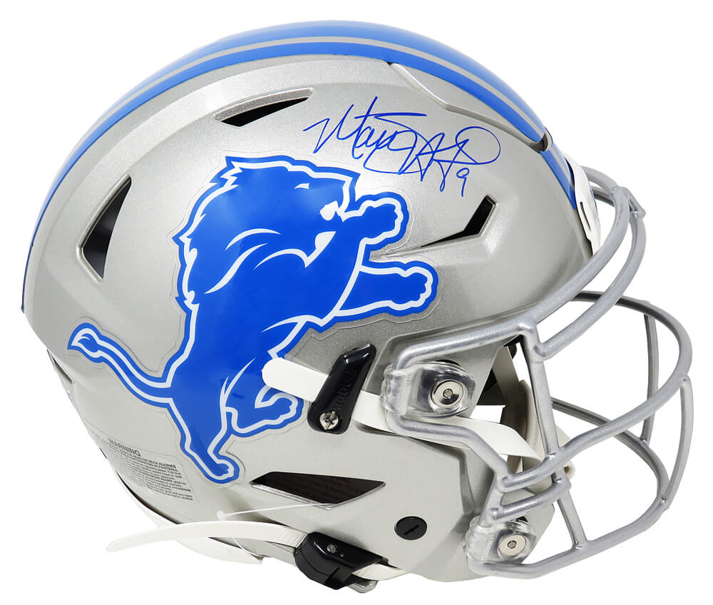 Matthew Stafford Signed Detroit Lions SpeedFlex Authentic Football Helmet - STAPRO300 - Matthew Stafford Signed Detroit Lions SpeedFlex Authentic Football Helmet product image