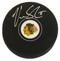 Viktor Stalberg Signed Blackhawks Logo Hockey Puck - STAPUC400 - Viktor Stalberg Signed Blackhawks Logo Hockey Puck product image