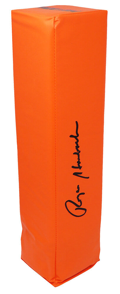 Roger Staubach Signed Orange Endzone Football Pylon - STAPYL300 - Roger Staubach Signed Orange Endzone Football Pylon product image