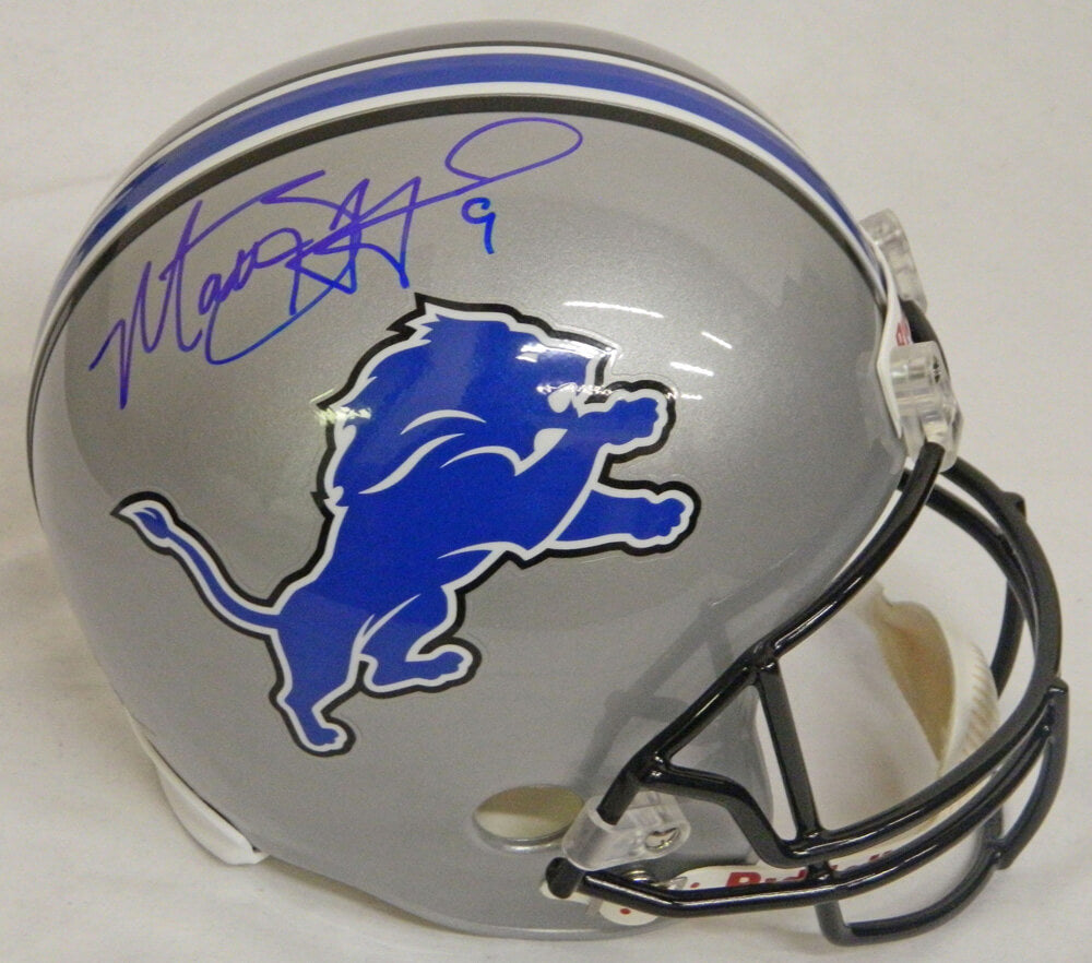 Matthew Stafford Signed Lions Riddell Full-Size Replica Helmet - STAREP300 - Matthew Stafford Signed Lions Riddell Full-Size Replica Helmet product image
