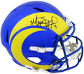 Matthew Stafford Signed Los Angeles Rams Riddell Full Size Speed Replica Helmet (Fanatics) - STAREP304 - Matthew Stafford Signed Los Angeles Rams Riddell Full Size Speed Replica Helmet (Fanatics) product image