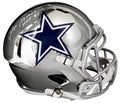 Roger Staubach Signed Dallas Cowboys Chrome Riddell Full Size Replica Helmet w/HOF'85 - STAREP311 - Roger Staubach Signed Dallas Cowboys Chrome Riddell Full Size Replica Helmet w/HOF'85 product image