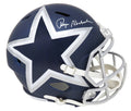 Roger Staubach Signed Dallas Cowboys AMP Alternate Riddell Full Size Speed Replica Helmet - STAREP313 - Roger Staubach Signed Dallas Cowboys AMP Alternate Riddell Full Size Speed Replica Helmet product image