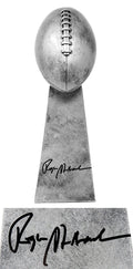 Roger Staubach Signed Football World Champion 15 Inch Replica Trophy - STATRO300 - Roger Staubach Signed Football World Champion 15 Inch Replica Trophy product image