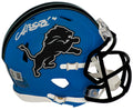 Amon-Ra St. Brown Signed Detroit Lions 2024 Alternate Blue Riddell Speed Mini Helmet - (Beckett) - STBMIN300 - Amon-Ra St. Brown Signed Detroit Lions 2024 Alternate Blue Riddell Speed Mini Helmet - (Beckett) product image