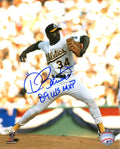 Dave Stewart Signed Oakland A's (Athletics) Action 8x10 Photo w/89 WS MVP - STE08P101 - Dave Stewart Signed Oakland A's (Athletics) Action 8x10 Photo w/89 WS MVP product image
