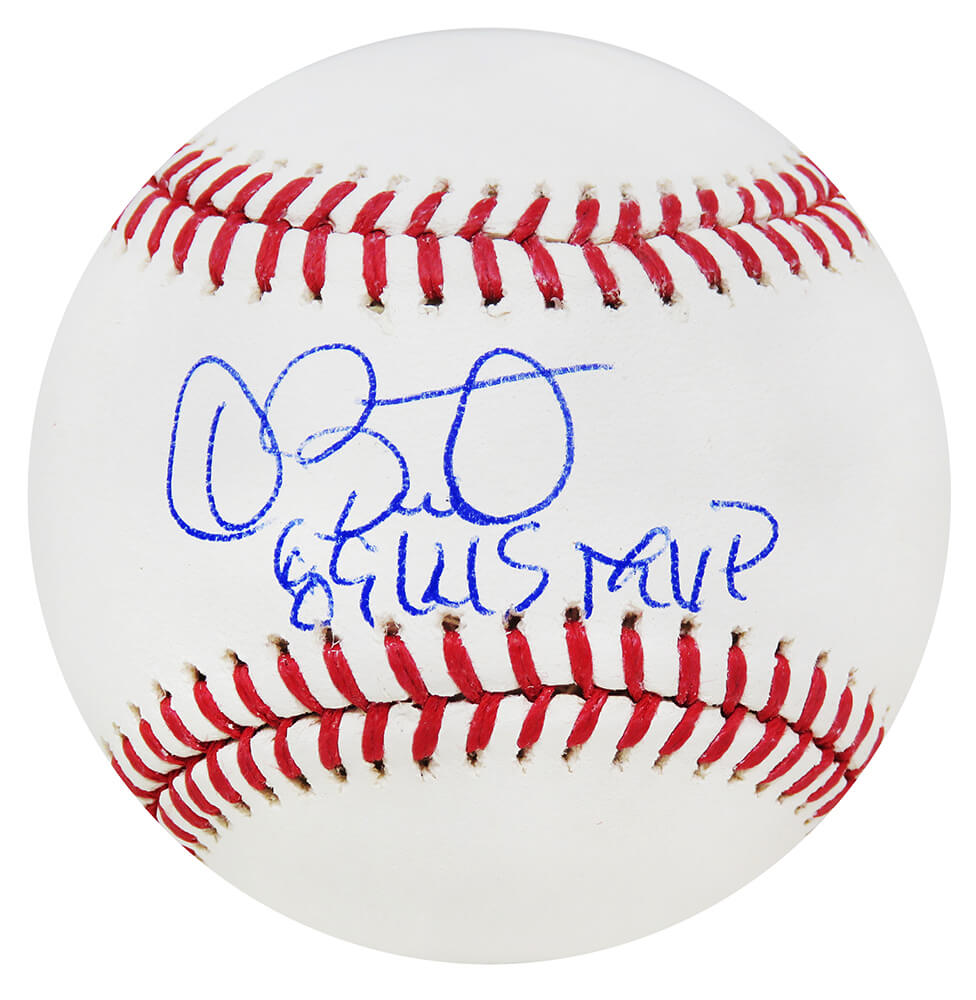 Dave Stewart Signed Rawlings Official MLB Baseball w/89 WS MVP - STEBSB100 - Dave Stewart Signed Rawlings Official MLB Baseball w/89 WS MVP product image