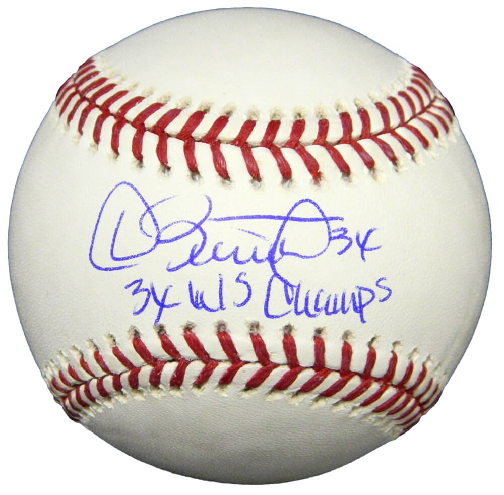 Dave Stewart Signed Rawlings Official MLB Baseball w/3x WS Champs - STEBSB101 - Dave Stewart Signed Rawlings Official MLB Baseball w/3x WS Champs product image