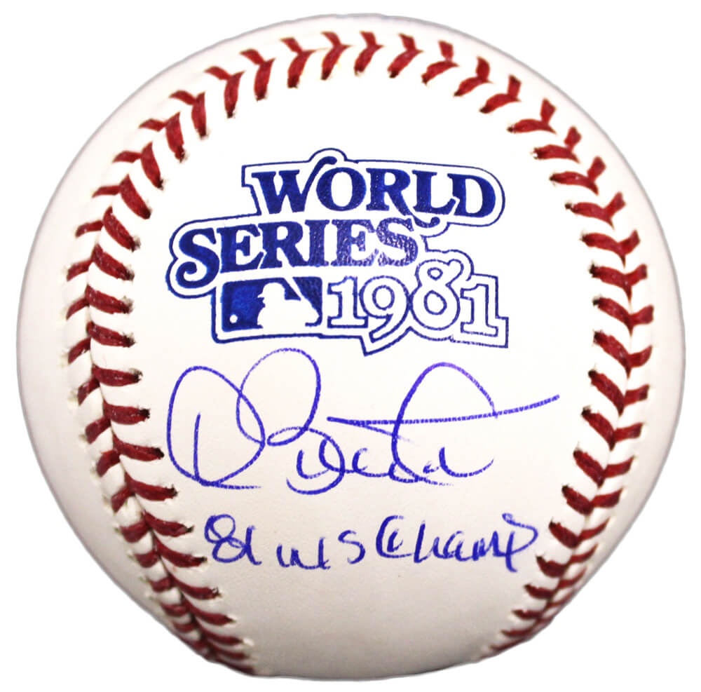 Dave Stewart Signed Rawlings 1981 World Series (Los Angeles Dodgers) Baseball w/81 WS Champs - STEBSB103 - Dave Stewart Signed Rawlings 1981 World Series (Los Angeles Dodgers) Baseball w/81 WS Champs product image