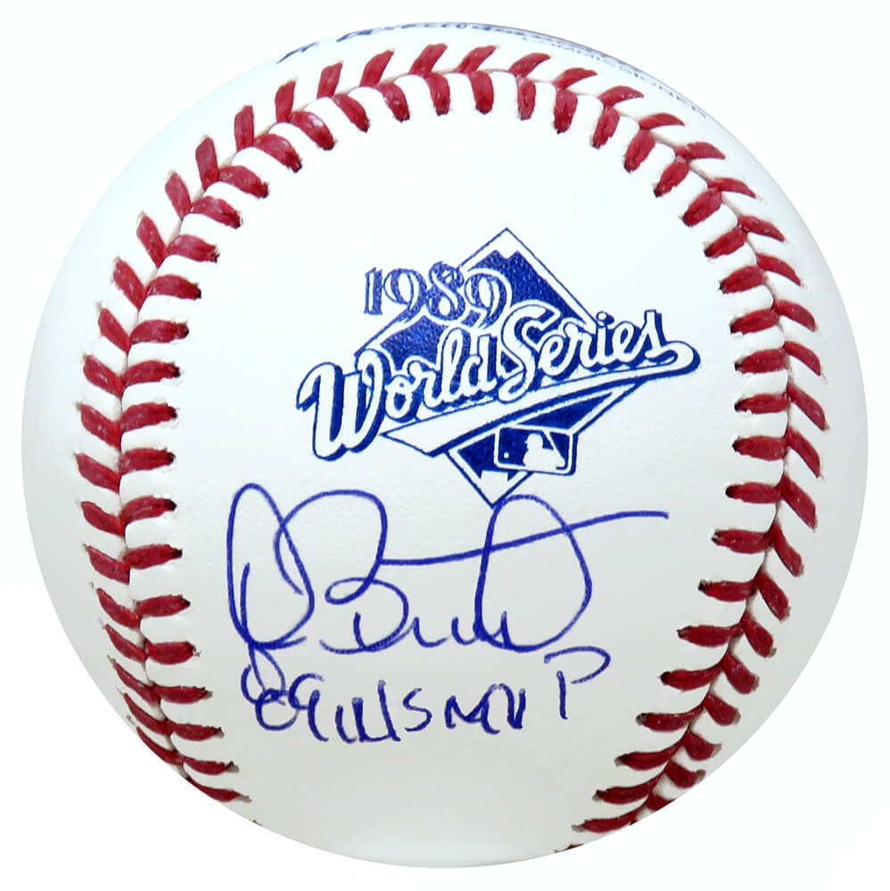 Dave Stewart Signed Rawlings 1989 World Series (Oakland A's) Baseball w/89 WS MVP - STEBSB104 - Dave Stewart Signed Rawlings 1989 World Series (Oakland A's) Baseball w/89 WS MVP product image