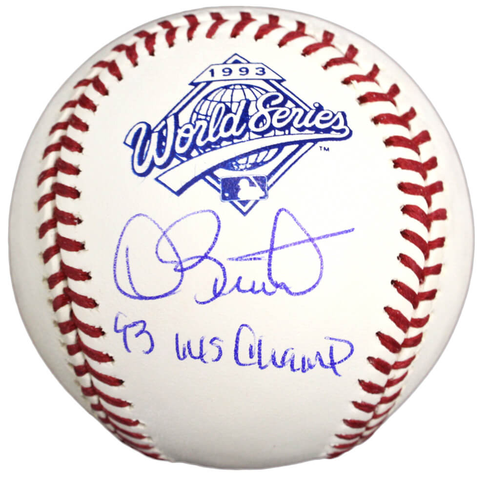 Dave Stewart Signed Rawlings 1993 World Series (Toronto Blue Jays) Baseball w/93 WS Champs - STEBSB105 - Dave Stewart Signed Rawlings 1993 World Series (Toronto Blue Jays) Baseball w/93 WS Champs product image