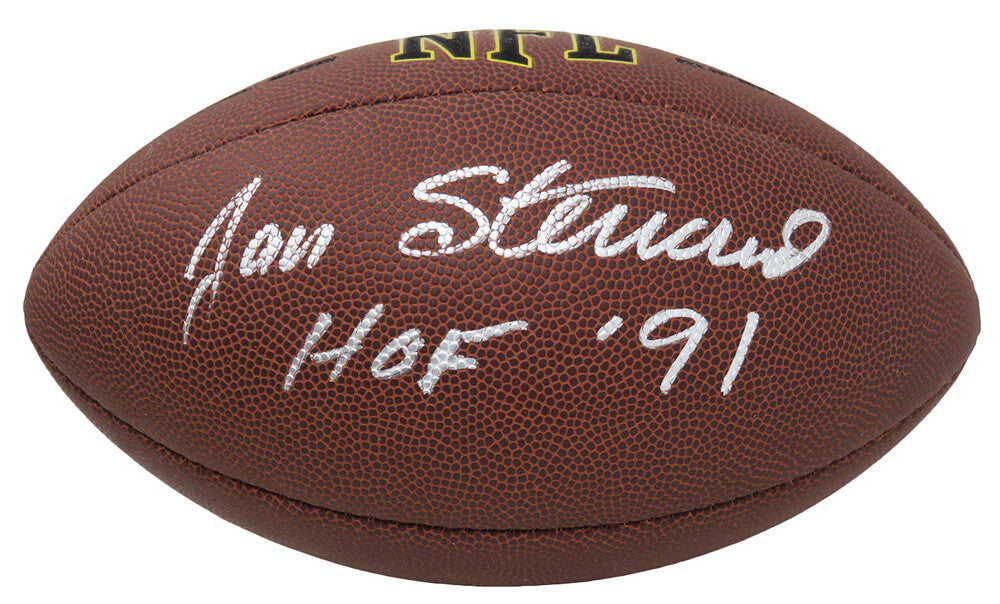 Jan Stenerud Signed Wilson Super Grip Full Size NFL Football w/HOF'91 - STEFTB304 - Jan Stenerud Signed Wilson Super Grip Full Size NFL Football w/HOF'91 product image