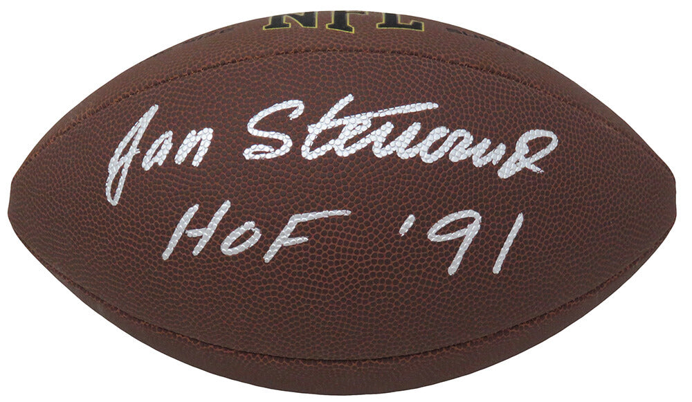 Jan Stenerud Signed Wilson Super Grip Full Size NFL Football w/HOF 1991 (PSA) - STEFTB305 - Jan Stenerud Signed Wilson Super Grip Full Size NFL Football w/HOF 1991 (PSA) product image