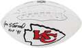Jan Stenerud Signed Kansas City Chiefs White Logo Football w/HOF'91 - STEFTB306 - Jan Stenerud Signed Kansas City Chiefs White Logo Football w/HOF'91 product image