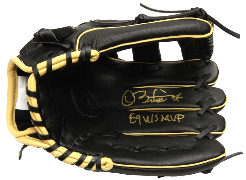 Dave Stewart Signed Wilson Black Fielders Glove w/89 WS MVP - STEGLV100 - Dave Stewart Signed Wilson Black Fielders Glove w/89 WS MVP product image