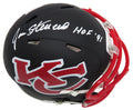Jan Stenerud Signed Kansas City Chiefs AMP Alternate Series Riddell Speed Replica Mini Helmet w/HOF'91 - STEMIN302 - Jan Stenerud Signed Kansas City Chiefs AMP Alternate Series Riddell Speed Replica Mini Helmet w/HOF'91 product image