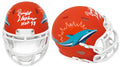 Dwight Stephenson Signed Miami Dolphins AMP Alternate Series Riddell Speed Mini Helmet w/HOF'98 - STEMIN321 - Dwight Stephenson Signed Miami Dolphins AMP Alternate Series Riddell Speed Mini Helmet w/HOF'98 product image