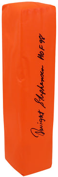 Dwight Stephenson Signed Champro Orange Endzone Football Pylon w/HOF'98 - STEPYL301 - Dwight Stephenson Signed Champro Orange Endzone Football Pylon w/HOF'98 product image
