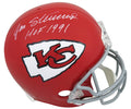 Jan Stenerud Signed Kansas City Chiefs Throwback Riddell Full Size Replica Helmet w/HOF 1991 (PSA) - STEREP303 - Jan Stenerud Signed Kansas City Chiefs Throwback Riddell Full Size Replica Helmet w/HOF 1991 (PSA) product image