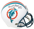 Dwight Stephenson Signed Miami Dolphins Throwback Riddell Full Size Replica Helmet w/HOF'98 - STEREP320 - Dwight Stephenson Signed Miami Dolphins Throwback Riddell Full Size Replica Helmet w/HOF'98 product image