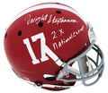 Dwight Stephenson Signed Alabama Schutt Full Size Replica Helmet w/2x National Champs - STEREP322 - Dwight Stephenson Signed Alabama Schutt Full Size Replica Helmet w/2x National Champs product image