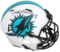 Dwight Stephenson Signed Miami Dolphins Lunar Eclipse White Matte Riddell Full Size Speed Replica Helmet w/HOF'98 - STEREP323 - Dwight Stephenson Signed Miami Dolphins Lunar Eclipse White Matte Riddell Full Size Speed Replica Helmet w/HOF'98 product image