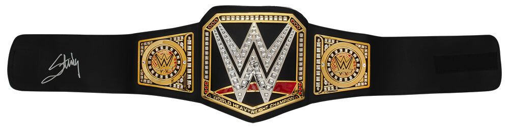 Sting Signed WWE World Championship Replica Wrestling Belt - STIBLT500 - Sting Signed WWE World Championship Replica Wrestling Belt product image