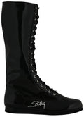Sting Signed Black Wrestling Costume Boot - STISHO500 - Sting Signed Black Wrestling Costume Boot product image