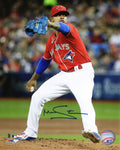 Marcus Stroman Signed Toronto Blue Jays Pitching Action 8x10 Photo - STR08P140 - Marcus Stroman Signed Toronto Blue Jays Pitching Action 8x10 Photo product image