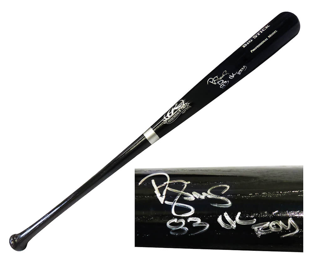 Darryl Strawberry Signed Rawlings Black Big Stick Baseball Bat w/83 NL ROY - STRBAT102 - Darryl Strawberry Signed Rawlings Black Big Stick Baseball Bat w/83 NL ROY product image