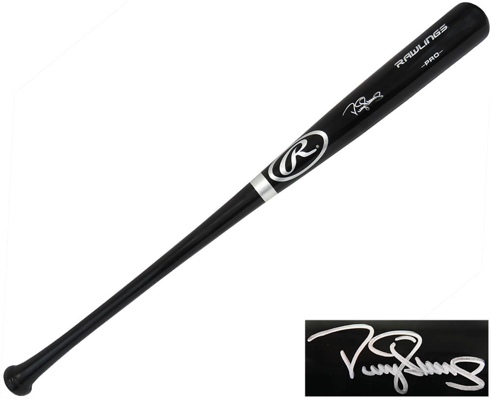 Darryl Strawberry Signed Rawlings Pro Black Baseball Bat - STRBAT105 - Darryl Strawberry Signed Rawlings Pro Black Baseball Bat product image