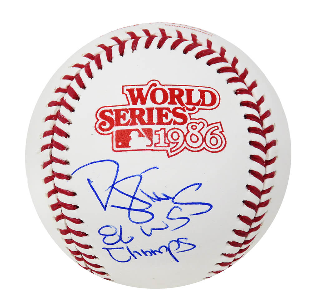 Darryl Strawberry Signed Rawlings 1986 World Series Baseball w/86 WS Champs - STRBSB112 - Darryl Strawberry Signed Rawlings 1986 World Series Baseball w/86 WS Champs product image