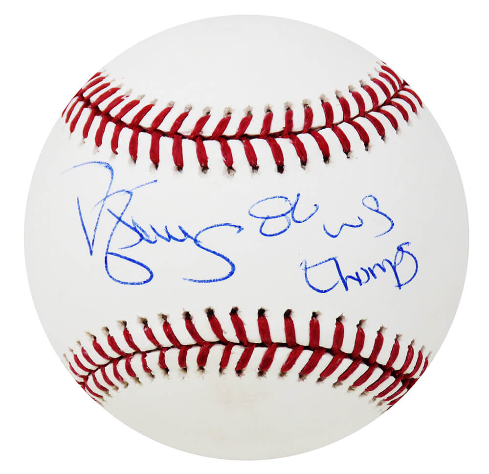 Darryl Strawberry Signed Rawlings Official MLB Baseball w/86 WS Champs (Steiner) - STRBSB115 - Darryl Strawberry Signed Rawlings Official MLB Baseball w/86 WS Champs (Steiner) product image
