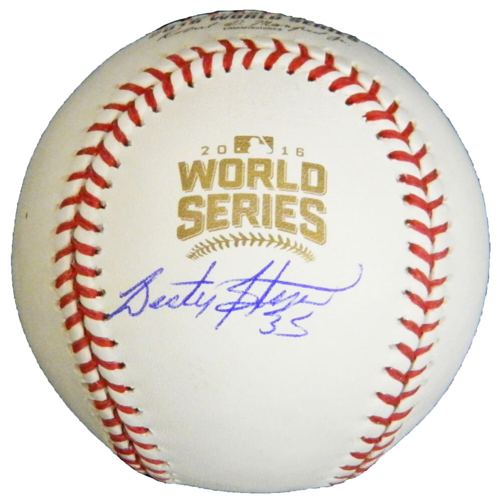 Lester Strode Signed Rawlings Official 2016 World Series Baseball - STRBSB120 - Lester Strode Signed Rawlings Official 2016 World Series Baseball product image