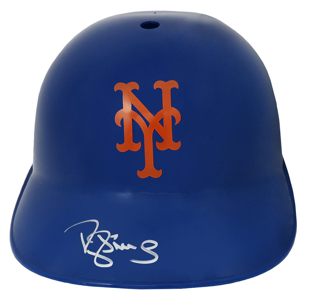 Darryl Strawberry Signed New York Mets Replica Souvenir Batting Helmet - STRBTH101 - Darryl Strawberry Signed New York Mets Replica Souvenir Batting Helmet product image