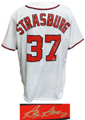 Stephen Strasburg Signed Washington Nationals White Majestic Replica Jersey - STRJRY110 - Stephen Strasburg Signed Washington Nationals White Majestic Replica Jersey product image