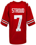 C.J. Stroud Signed Red Custom College Football Jersey - (Beckett) - STRJRY310 - C.J. Stroud Signed Red Custom College Football Jersey - (Beckett) product image