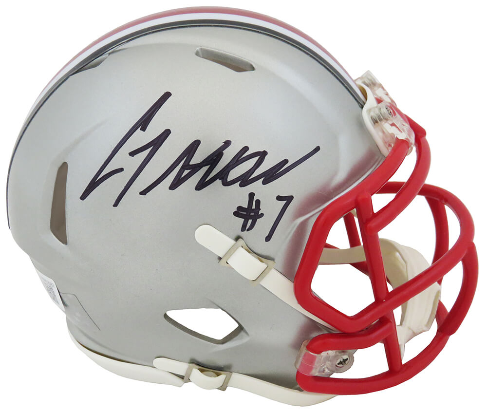 C.J. (CJ) Stroud Signed Ohio State Buckeyes FLASH Riddell Speed Mini Helmet (Beckett) - STRMIN300 - C.J. (CJ) Stroud Signed Ohio State Buckeyes FLASH Riddell Speed Mini Helmet (Beckett) product image