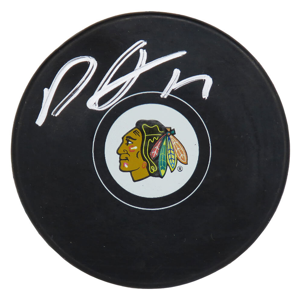 Dylan Strome Signed Chicago Blackhawks Logo Hockey Puck - STRPUC410 - Dylan Strome Signed Chicago Blackhawks Logo Hockey Puck product image