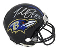 Terrell Suggs Signed Baltimore Ravens Riddell Mini Helmet - SUGMIN300 - Terrell Suggs Signed Baltimore Ravens Riddell Mini Helmet product image