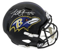 Terrell Suggs Signed Baltimore Ravens Riddell Full Size Speed Replica Helmet - SUGREP300 - Terrell Suggs Signed Baltimore Ravens Riddell Full Size Speed Replica Helmet product image