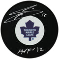 Mats Sundin Signed Toronto Maple Leafs Logo Hockey Puck w/HOF'12 - SUNPUC401 - Mats Sundin Signed Toronto Maple Leafs Logo Hockey Puck w/HOF'12 product image