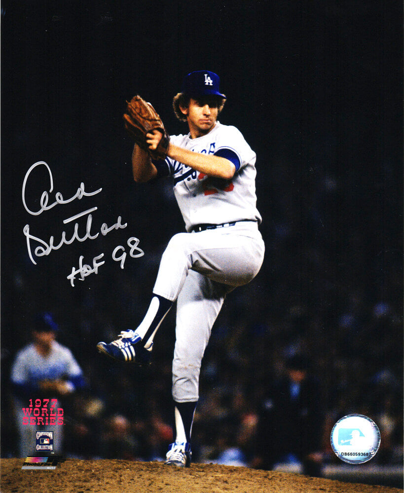 Don Sutton Signed Los Angeles Dodgers 1977 World Series Pitching 8x10 Photo w/HOF'98 - SUT08P110 - Don Sutton Signed Los Angeles Dodgers 1977 World Series Pitching 8x10 Photo w/HOF'98 product image