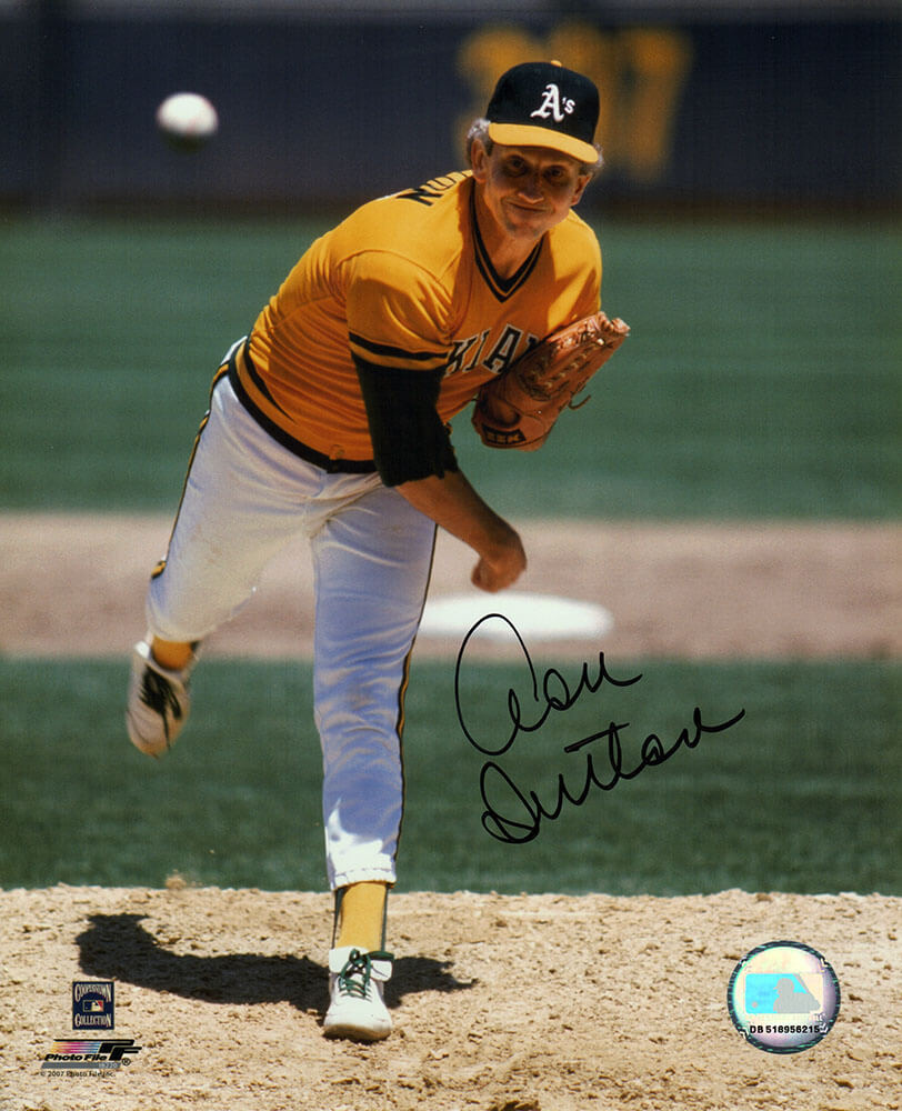 Don Sutton Signed Oakland Athletics (A's) Pitching 8x10 Photo - SUT08P116TW - Don Sutton Signed Oakland Athletics (A's) Pitching 8x10 Photo product image