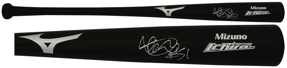Ichiro Suzuki Signed Mizuno Ichiro 51 Black Baseball Bat (Ichiro Hologram) - SUZBAT101 - Ichiro Suzuki Signed Mizuno Ichiro 51 Black Baseball Bat (Ichiro Hologram) product image