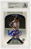 Ichiro Suzuki Signed Seattle Mariners 2002 Donruss Classics Baseball Trading Card #96  - (Beckett Encapsulated) - SUZCAR101 - Ichiro Suzuki Signed Seattle Mariners 2002 Donruss Classics Baseball Trading Card #96 - (Beckett Encapsulated) product image