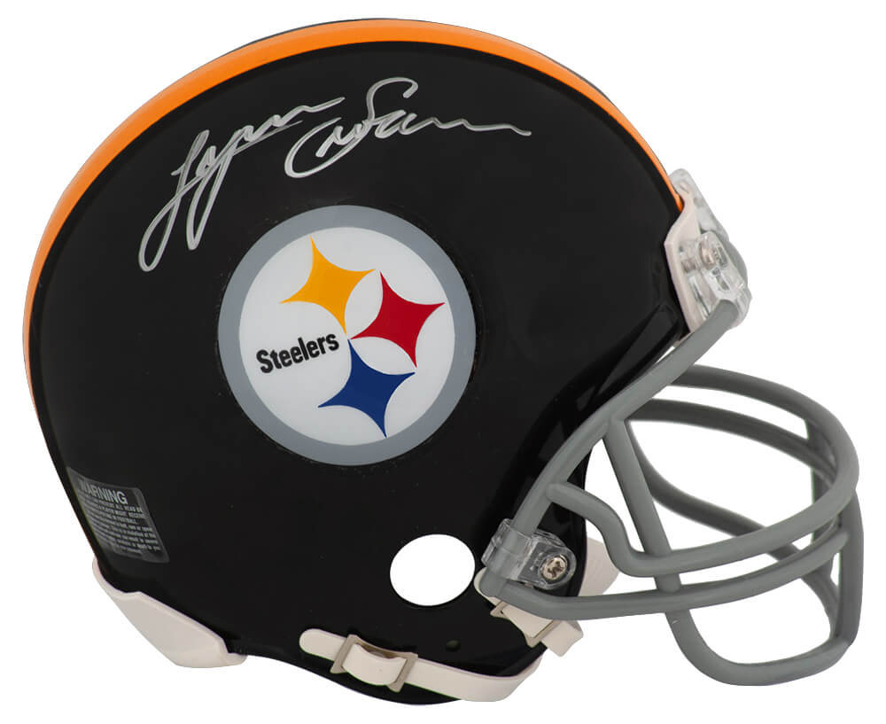 Lynn Swann Signed Pittsburgh Steelers Throwback (VSR4) Riddell Mini Helmet - SWAMIN302 - Lynn Swann Signed Pittsburgh Steelers Throwback (VSR4) Riddell Mini Helmet product image